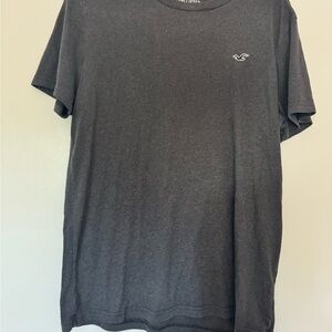 Hollister Men’s Classic Crew Neck T-Shirt - Grey size M